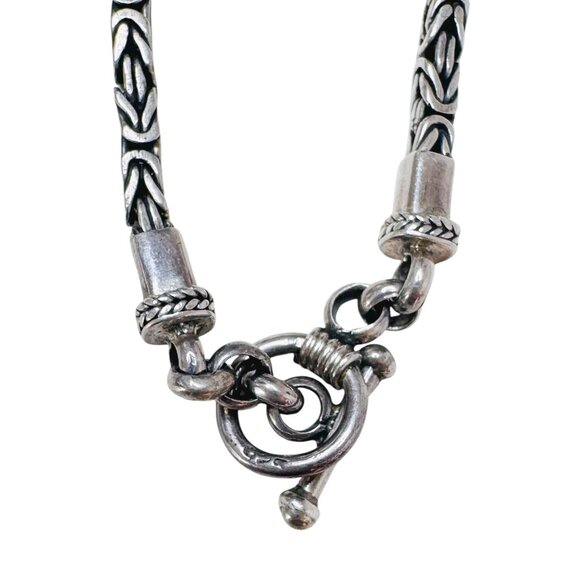 Balinese Silver Chain Bracelet - Picture 4 of 6